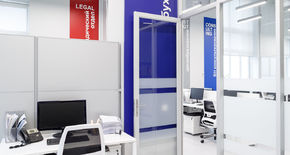 Фото Мобильная система перегородок UALCOM-Optima +